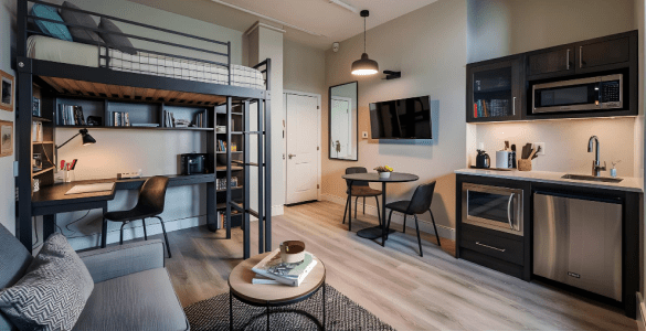 Malý byt má obvykle promyšlenou dispozici